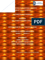 Determinación Del Ipc y Tasa de Inflación