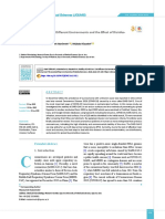 Stability of Sars-Cov-2 in Different Environments and The Effect of Disinfec-Tants On Its Survival