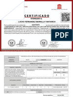 Certificado de PJ Puno