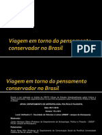 Viagem em Torno Do Pensamento Conservador No Brasil