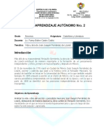 GUIA DE APRENDIZAJE No. 2 VIDA Y OBRA DE JOSE JOAQUIN FERNANDEZ DE LIZARDI 