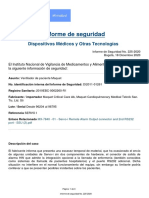 Informe de Seguridad No - #225-2020