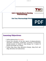 Pharmacology For Nursing - Section I-UNit 1 - Introduction To Nursing PharmacologyCh 1&2-Dr Hanan Youssef - 40-41-1