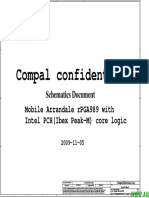 HP Pavilion DV4 Compaq Presario CQ41 Compal LA-4106P UMA Rev 1.0 Schematics