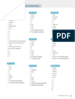 Reading Jet 2: Test Answer Key