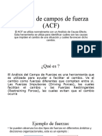 Análisis de Campos de Fuerza (ACF)