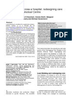 Lean Thinking Across A Hospital: Redesigning Care at The Flinders Medical Centre