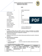 Silabo Auditoría Gubernamental