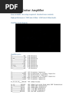 70 Watt Guitar Amplifier