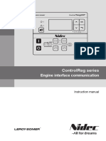 Engine interface communication ControlReg series NIDEC