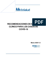 Recomend Manejo Clinico Para Los Casos de Covid 19