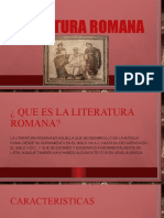 LITERATURA ROMANA