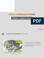 Boeing 737 Ata 29 Hydraulic Power For b737 Pilot Training Self Study CBT Distance Learning