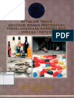 Petunjuk Teknis Advokasi Bidang Pencegahan Penyalahgunaan Narkoba Bagi Lembaga Instansi 2