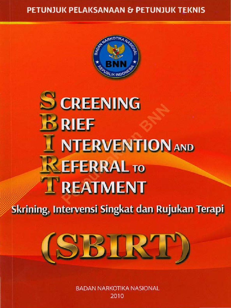Screening Brief Intervention And Referral To Treatment Sbirt 2 Pdf