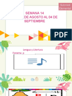 Actividades Miércoles 02 de Septiembre Del 2020