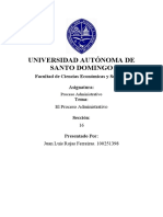 Unidad I Proceso Administrativo (Juan Luis Rojas)