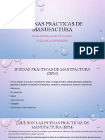 Buenas Prácticas de Manufactura