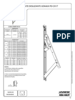 Braço Projetante Deslizante Udmax PD CX17 - Fachada