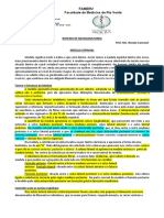 Roteiro 9 - Medula Espinhal e Meninges