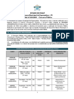 Estado Do Piauí Câmara Municipal de Esperantina - PI Edital Nº 001/2019 - Concurso Público