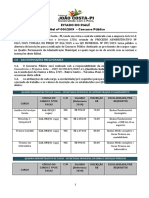 Estado Do Piauí Edital Nº 001/2019 - Concurso Público: Gabriel & Gabriel, Consultoria, Projetos e Serviços LTDA