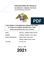 Violaciones A Los Derechos Humanos Caso La Cantuta Dolly Garcia