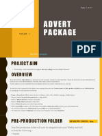 Advert Package Brief