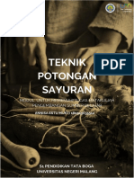 Modul - Annisa Estu Mukti - 180543635512 - Teknik Potongan Sayuran