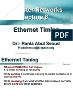 Computer Networks Ethernet Timing