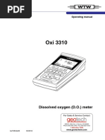 Dissolved Oxygen (D.O.) Meter: Operating Manual