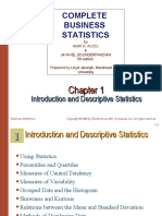 Complete Business Statistics: Introduction and Descriptive Statistics Introduction and Descriptive Statistics