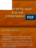 Epidemiologi Konsep Penyakit dan Pencegahannya