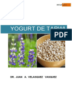 F. Yogurt de Tarwi