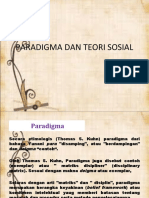 Paradigma Dan Teori Sosial
