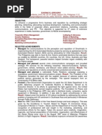 Download Gene Gregorio Professional Profile and CV by Gene Gregorio SN49618930 doc pdf