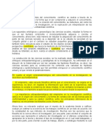 Análisis ontoepistemológico del conocimiento científico