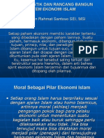 Karakteristik Dan Rancang Bangun Sistem Ekonomi Islam