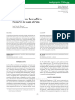 Pseudotumor Hemofílico. Reporte de Caso Clínico: José Cortés Gómez