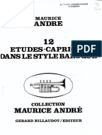07-MAURICE ANDRE 12 Etudes Caprices Dans Le Style Baroque