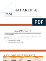 Kalimat Aktif & Pasif