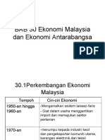 BAB 30 Ekonomi Malaysia dan Ekonomi Antarabangsa