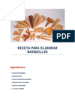 Receta Para Elaborar Barquillos