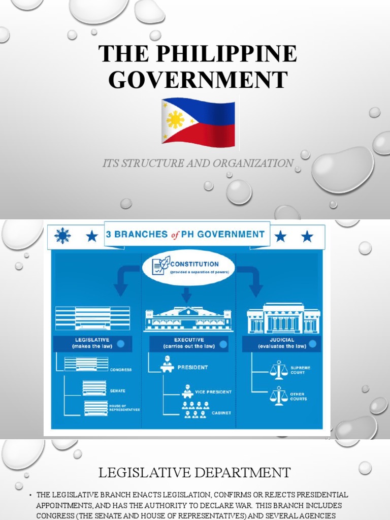 Structure of Philippine Government | PDF | Separation Of Powers ...