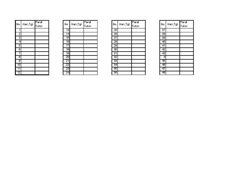 Tutor Schedule Overview | PDF