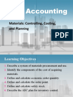 Cost Accounting: Materials: Controlling, Costing, and Planning