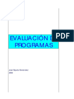 Evaluacixn Programas de Formacixn TEJEDA 2004