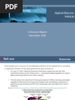 Hybrid Electric Vehicle: A Dolcera Report December 2005