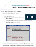 Spectre-Monte Carlo - Tutorial For Cadence 4.4.3 Using Spectres