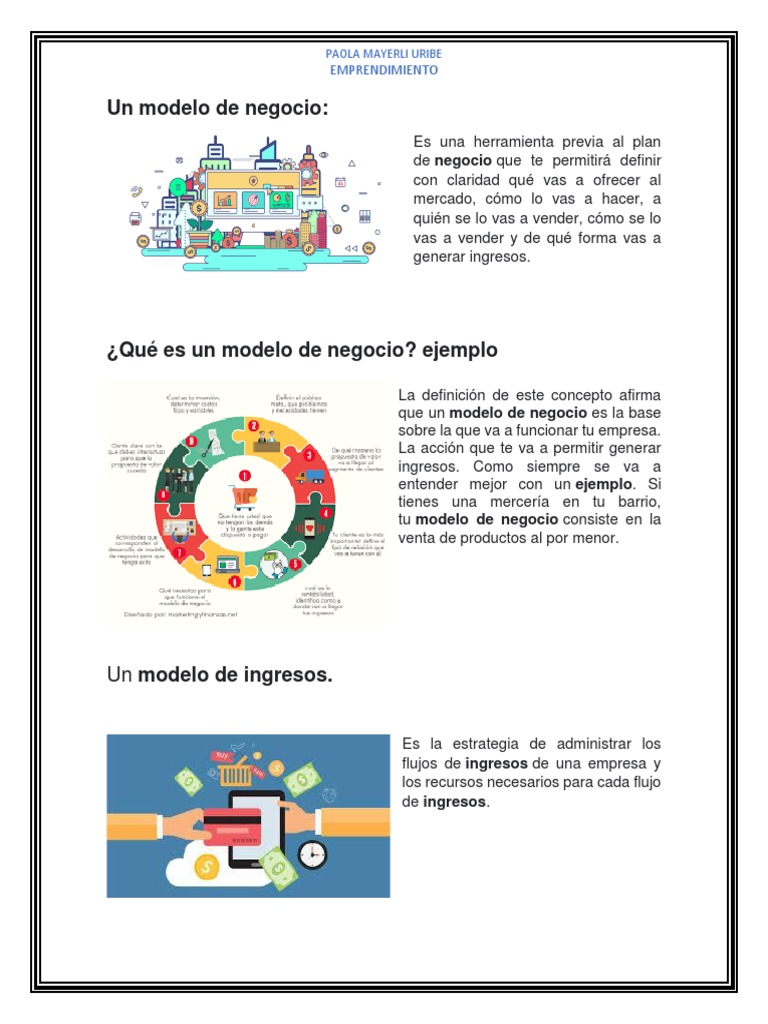 Un Modelo de Negocio 19 02 2021 | PDF | Modelo de negocio | Iniciativa ...
